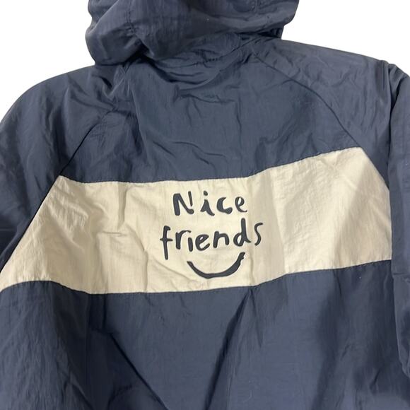 Zara Kids Black and Beige Colorblock Rain Jacket - Picture 5 of 6